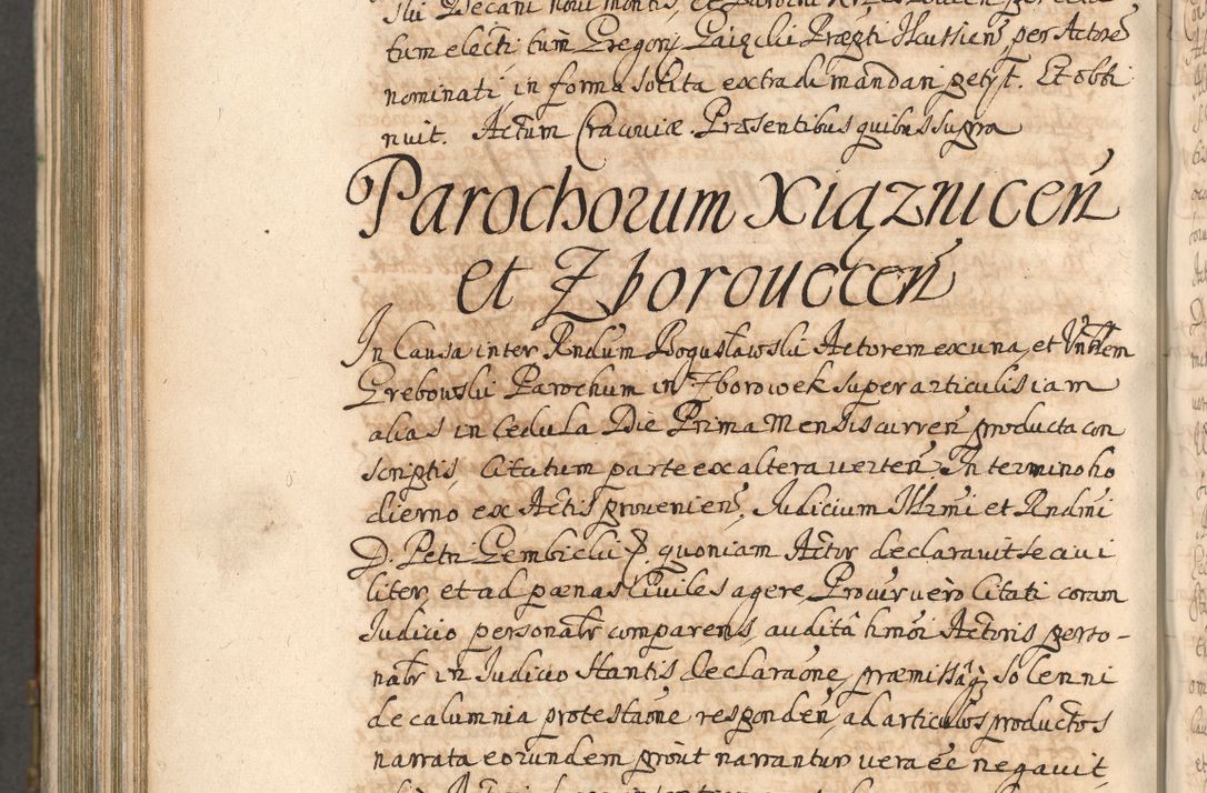 Zdjęcie nr 1095 dla obiektu archiwalnego: Acta actorum, decretorum, sententiarum, erectionum, confirmationum, institutionum, resignationum, constitutionum, provisionum, quietationum, submissionum, protestationum, substitutionum R. D. Petri Gembicki, episcopi Cracoviensis, ducis Severiae in a. D. 1650 et 1651 acticatorum. Volumen V
