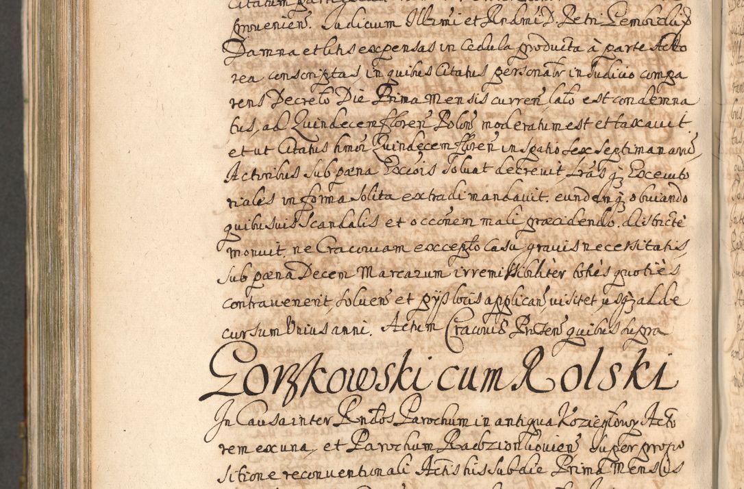 Zdjęcie nr 1089 dla obiektu archiwalnego: Acta actorum, decretorum, sententiarum, erectionum, confirmationum, institutionum, resignationum, constitutionum, provisionum, quietationum, submissionum, protestationum, substitutionum R. D. Petri Gembicki, episcopi Cracoviensis, ducis Severiae in a. D. 1650 et 1651 acticatorum. Volumen V