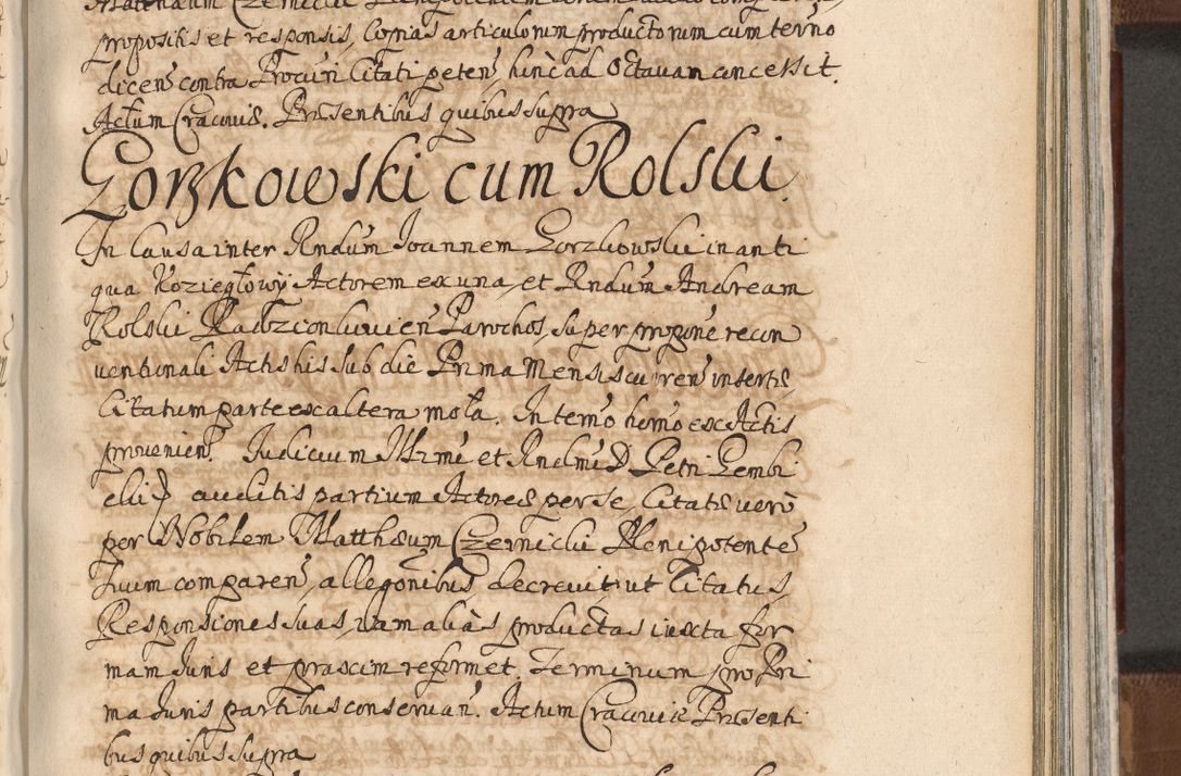 Zdjęcie nr 1088 dla obiektu archiwalnego: Acta actorum, decretorum, sententiarum, erectionum, confirmationum, institutionum, resignationum, constitutionum, provisionum, quietationum, submissionum, protestationum, substitutionum R. D. Petri Gembicki, episcopi Cracoviensis, ducis Severiae in a. D. 1650 et 1651 acticatorum. Volumen V