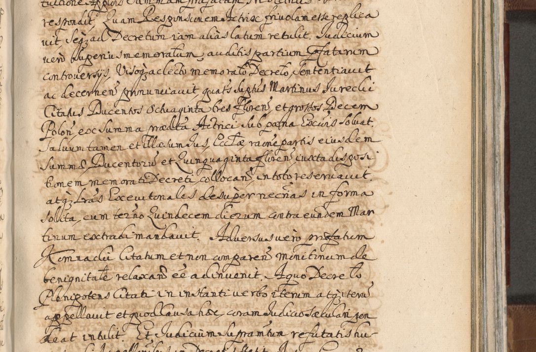 Zdjęcie nr 1086 dla obiektu archiwalnego: Acta actorum, decretorum, sententiarum, erectionum, confirmationum, institutionum, resignationum, constitutionum, provisionum, quietationum, submissionum, protestationum, substitutionum R. D. Petri Gembicki, episcopi Cracoviensis, ducis Severiae in a. D. 1650 et 1651 acticatorum. Volumen V