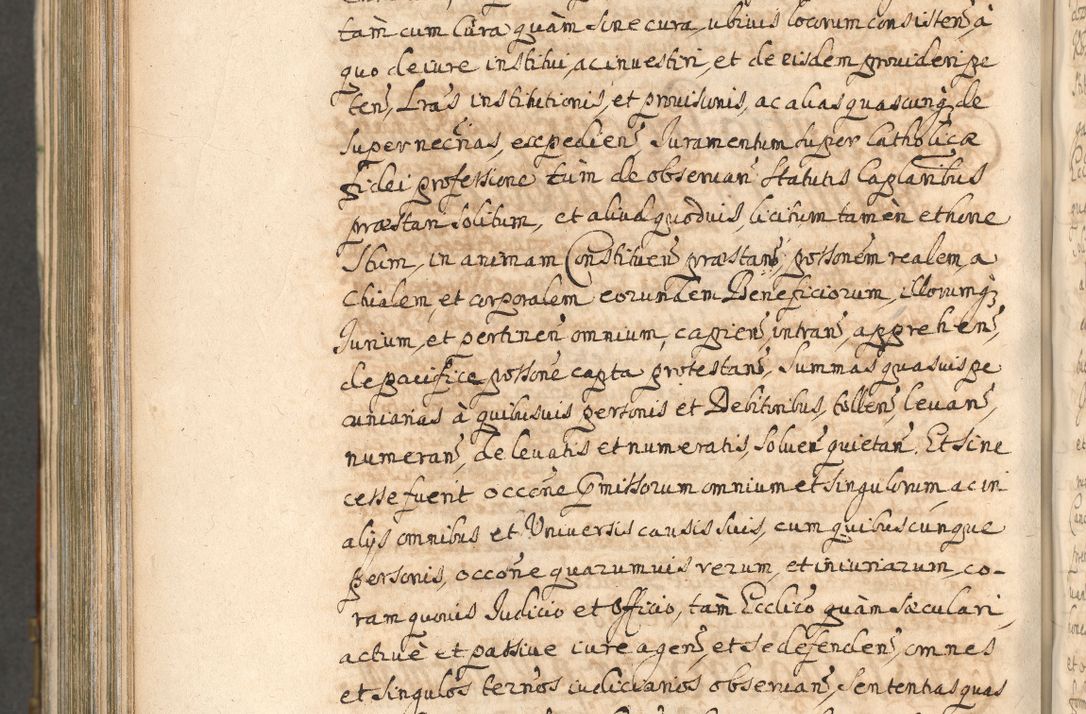 Zdjęcie nr 1081 dla obiektu archiwalnego: Acta actorum, decretorum, sententiarum, erectionum, confirmationum, institutionum, resignationum, constitutionum, provisionum, quietationum, submissionum, protestationum, substitutionum R. D. Petri Gembicki, episcopi Cracoviensis, ducis Severiae in a. D. 1650 et 1651 acticatorum. Volumen V