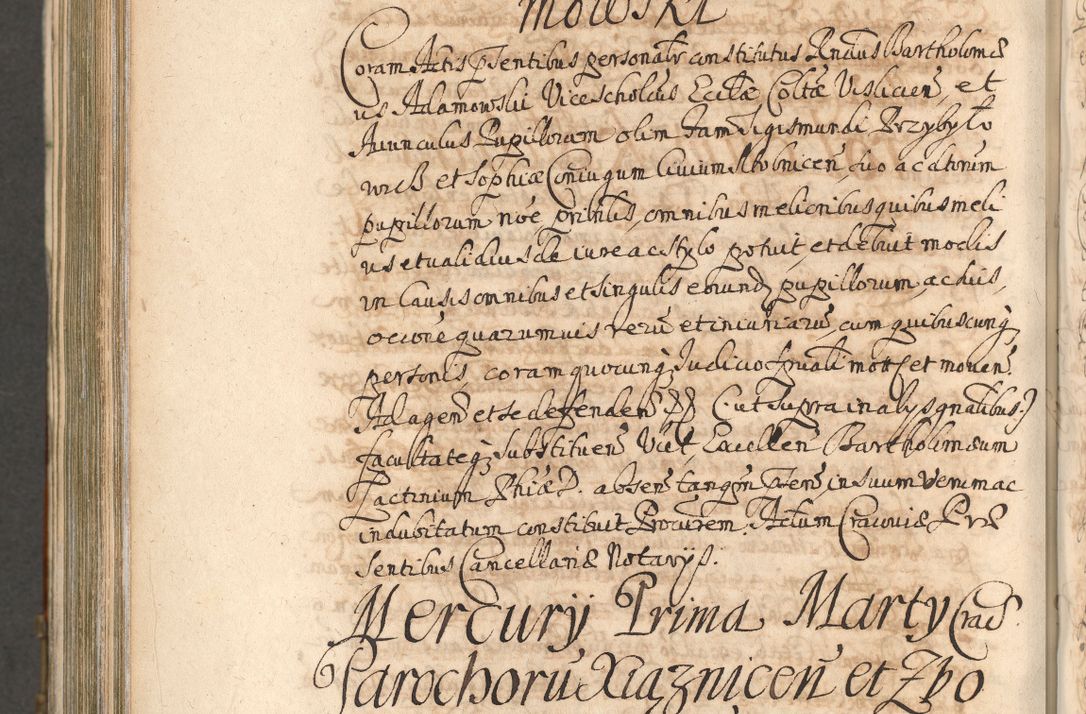 Zdjęcie nr 1067 dla obiektu archiwalnego: Acta actorum, decretorum, sententiarum, erectionum, confirmationum, institutionum, resignationum, constitutionum, provisionum, quietationum, submissionum, protestationum, substitutionum R. D. Petri Gembicki, episcopi Cracoviensis, ducis Severiae in a. D. 1650 et 1651 acticatorum. Volumen V