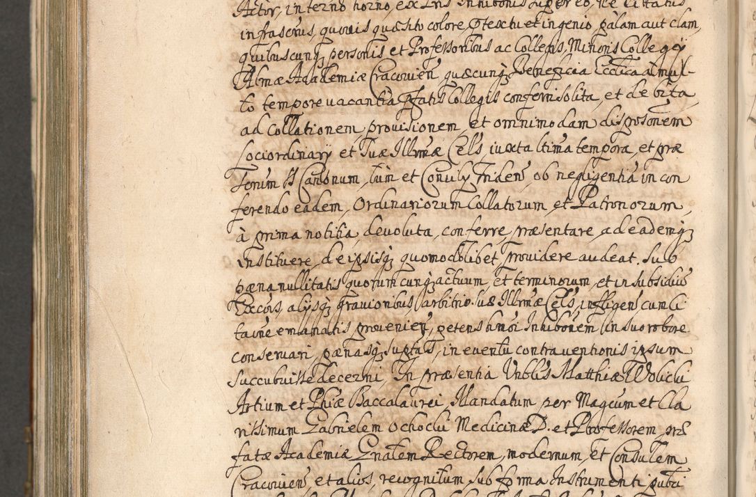 Zdjęcie nr 1063 dla obiektu archiwalnego: Acta actorum, decretorum, sententiarum, erectionum, confirmationum, institutionum, resignationum, constitutionum, provisionum, quietationum, submissionum, protestationum, substitutionum R. D. Petri Gembicki, episcopi Cracoviensis, ducis Severiae in a. D. 1650 et 1651 acticatorum. Volumen V