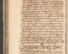 Zdjęcie nr 1057 dla obiektu archiwalnego: Acta actorum, decretorum, sententiarum, erectionum, confirmationum, institutionum, resignationum, constitutionum, provisionum, quietationum, submissionum, protestationum, substitutionum R. D. Petri Gembicki, episcopi Cracoviensis, ducis Severiae in a. D. 1650 et 1651 acticatorum. Volumen V
