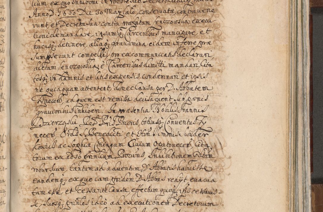 Zdjęcie nr 1054 dla obiektu archiwalnego: Acta actorum, decretorum, sententiarum, erectionum, confirmationum, institutionum, resignationum, constitutionum, provisionum, quietationum, submissionum, protestationum, substitutionum R. D. Petri Gembicki, episcopi Cracoviensis, ducis Severiae in a. D. 1650 et 1651 acticatorum. Volumen V
