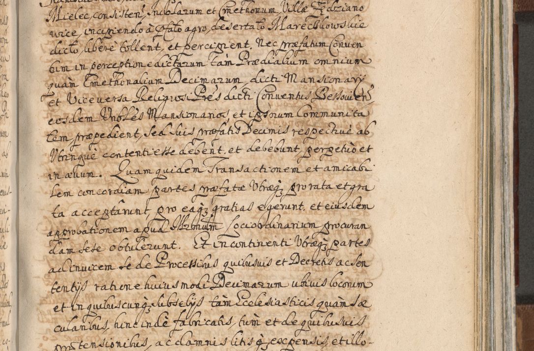 Zdjęcie nr 1052 dla obiektu archiwalnego: Acta actorum, decretorum, sententiarum, erectionum, confirmationum, institutionum, resignationum, constitutionum, provisionum, quietationum, submissionum, protestationum, substitutionum R. D. Petri Gembicki, episcopi Cracoviensis, ducis Severiae in a. D. 1650 et 1651 acticatorum. Volumen V