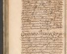 Zdjęcie nr 1051 dla obiektu archiwalnego: Acta actorum, decretorum, sententiarum, erectionum, confirmationum, institutionum, resignationum, constitutionum, provisionum, quietationum, submissionum, protestationum, substitutionum R. D. Petri Gembicki, episcopi Cracoviensis, ducis Severiae in a. D. 1650 et 1651 acticatorum. Volumen V