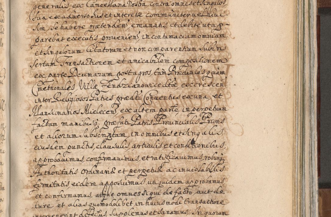 Zdjęcie nr 1050 dla obiektu archiwalnego: Acta actorum, decretorum, sententiarum, erectionum, confirmationum, institutionum, resignationum, constitutionum, provisionum, quietationum, submissionum, protestationum, substitutionum R. D. Petri Gembicki, episcopi Cracoviensis, ducis Severiae in a. D. 1650 et 1651 acticatorum. Volumen V