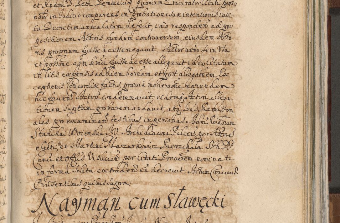 Zdjęcie nr 1044 dla obiektu archiwalnego: Acta actorum, decretorum, sententiarum, erectionum, confirmationum, institutionum, resignationum, constitutionum, provisionum, quietationum, submissionum, protestationum, substitutionum R. D. Petri Gembicki, episcopi Cracoviensis, ducis Severiae in a. D. 1650 et 1651 acticatorum. Volumen V