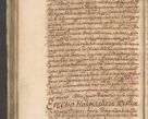 Zdjęcie nr 1043 dla obiektu archiwalnego: Acta actorum, decretorum, sententiarum, erectionum, confirmationum, institutionum, resignationum, constitutionum, provisionum, quietationum, submissionum, protestationum, substitutionum R. D. Petri Gembicki, episcopi Cracoviensis, ducis Severiae in a. D. 1650 et 1651 acticatorum. Volumen V
