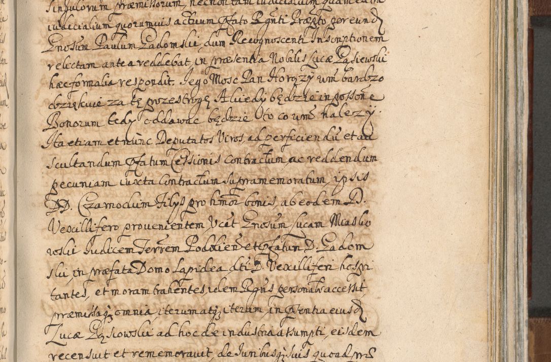 Zdjęcie nr 1040 dla obiektu archiwalnego: Acta actorum, decretorum, sententiarum, erectionum, confirmationum, institutionum, resignationum, constitutionum, provisionum, quietationum, submissionum, protestationum, substitutionum R. D. Petri Gembicki, episcopi Cracoviensis, ducis Severiae in a. D. 1650 et 1651 acticatorum. Volumen V
