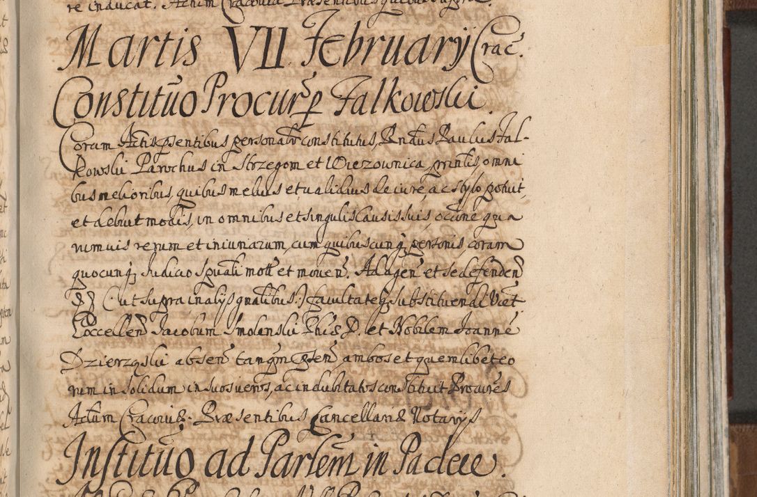 Zdjęcie nr 1036 dla obiektu archiwalnego: Acta actorum, decretorum, sententiarum, erectionum, confirmationum, institutionum, resignationum, constitutionum, provisionum, quietationum, submissionum, protestationum, substitutionum R. D. Petri Gembicki, episcopi Cracoviensis, ducis Severiae in a. D. 1650 et 1651 acticatorum. Volumen V