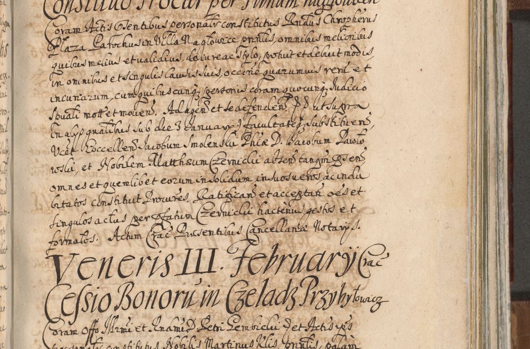 Zdjęcie nr 1032 dla obiektu archiwalnego: Acta actorum, decretorum, sententiarum, erectionum, confirmationum, institutionum, resignationum, constitutionum, provisionum, quietationum, submissionum, protestationum, substitutionum R. D. Petri Gembicki, episcopi Cracoviensis, ducis Severiae in a. D. 1650 et 1651 acticatorum. Volumen V
