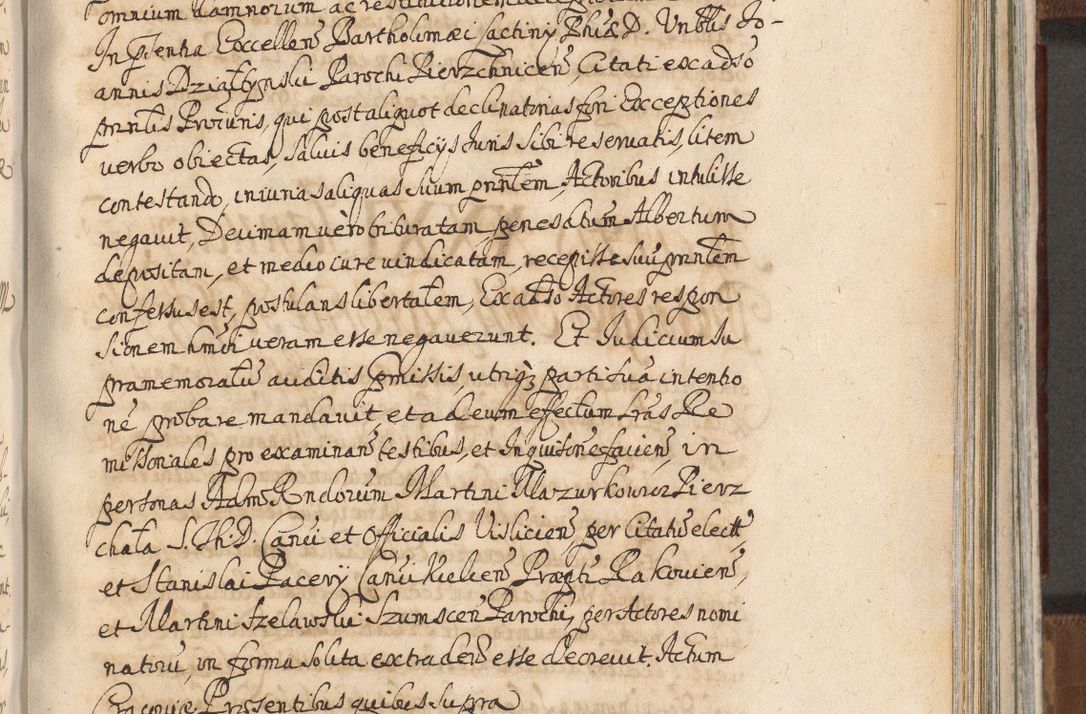 Zdjęcie nr 1026 dla obiektu archiwalnego: Acta actorum, decretorum, sententiarum, erectionum, confirmationum, institutionum, resignationum, constitutionum, provisionum, quietationum, submissionum, protestationum, substitutionum R. D. Petri Gembicki, episcopi Cracoviensis, ducis Severiae in a. D. 1650 et 1651 acticatorum. Volumen V