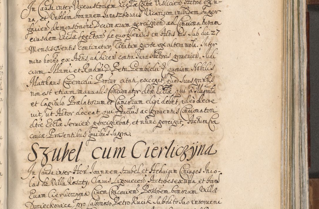 Zdjęcie nr 1024 dla obiektu archiwalnego: Acta actorum, decretorum, sententiarum, erectionum, confirmationum, institutionum, resignationum, constitutionum, provisionum, quietationum, submissionum, protestationum, substitutionum R. D. Petri Gembicki, episcopi Cracoviensis, ducis Severiae in a. D. 1650 et 1651 acticatorum. Volumen V