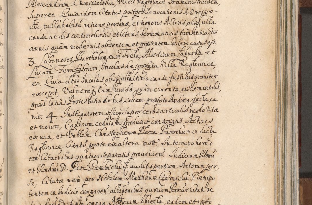 Zdjęcie nr 1022 dla obiektu archiwalnego: Acta actorum, decretorum, sententiarum, erectionum, confirmationum, institutionum, resignationum, constitutionum, provisionum, quietationum, submissionum, protestationum, substitutionum R. D. Petri Gembicki, episcopi Cracoviensis, ducis Severiae in a. D. 1650 et 1651 acticatorum. Volumen V
