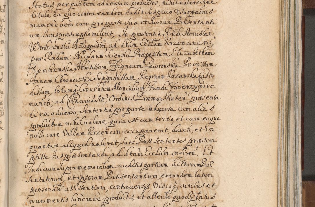 Zdjęcie nr 1020 dla obiektu archiwalnego: Acta actorum, decretorum, sententiarum, erectionum, confirmationum, institutionum, resignationum, constitutionum, provisionum, quietationum, submissionum, protestationum, substitutionum R. D. Petri Gembicki, episcopi Cracoviensis, ducis Severiae in a. D. 1650 et 1651 acticatorum. Volumen V