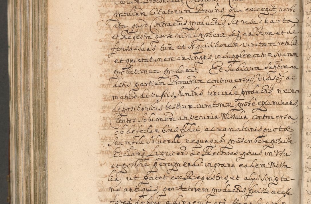 Zdjęcie nr 1398 dla obiektu archiwalnego: Acta actorum, decretorum, sententiarum, erectionum, confirmationum, institutionum, resignationum, constitutionum, provisionum, quietationum, submissionum, protestationum, substitutionum R. D. Petri Gembicki, episcopi Cracoviensis, ducis Severiae in a. D. 1650 et 1651 acticatorum. Volumen V