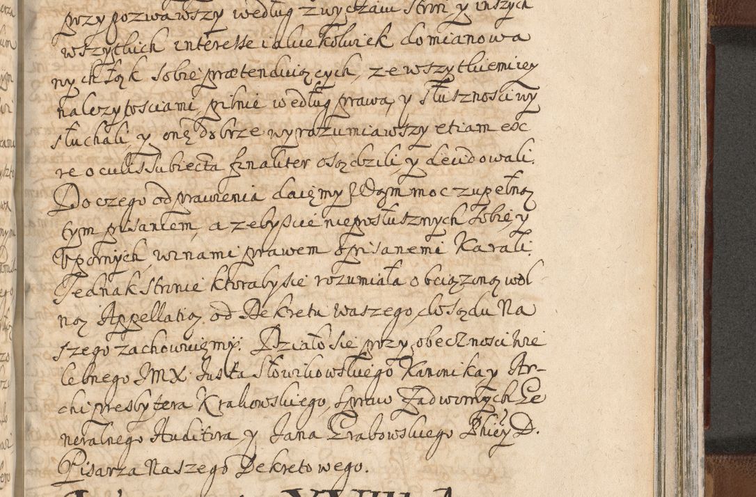 Zdjęcie nr 1391 dla obiektu archiwalnego: Acta actorum, decretorum, sententiarum, erectionum, confirmationum, institutionum, resignationum, constitutionum, provisionum, quietationum, submissionum, protestationum, substitutionum R. D. Petri Gembicki, episcopi Cracoviensis, ducis Severiae in a. D. 1650 et 1651 acticatorum. Volumen V