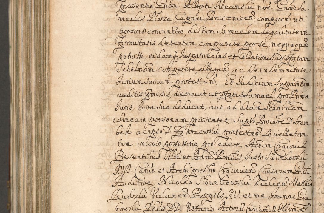 Zdjęcie nr 1392 dla obiektu archiwalnego: Acta actorum, decretorum, sententiarum, erectionum, confirmationum, institutionum, resignationum, constitutionum, provisionum, quietationum, submissionum, protestationum, substitutionum R. D. Petri Gembicki, episcopi Cracoviensis, ducis Severiae in a. D. 1650 et 1651 acticatorum. Volumen V