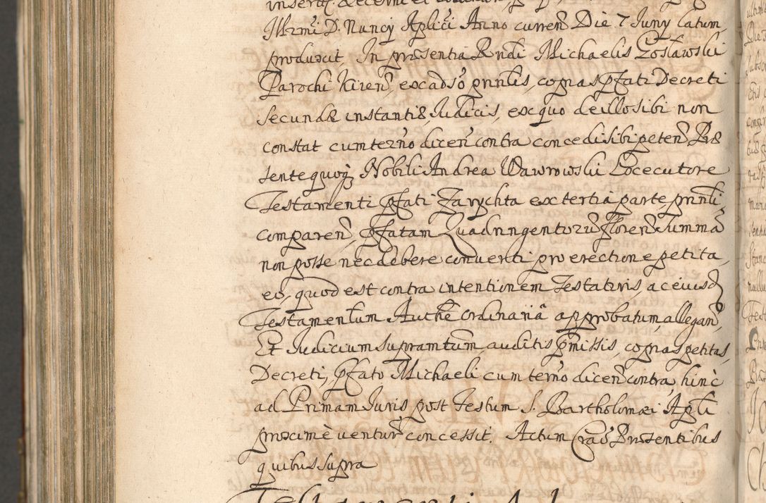 Zdjęcie nr 1388 dla obiektu archiwalnego: Acta actorum, decretorum, sententiarum, erectionum, confirmationum, institutionum, resignationum, constitutionum, provisionum, quietationum, submissionum, protestationum, substitutionum R. D. Petri Gembicki, episcopi Cracoviensis, ducis Severiae in a. D. 1650 et 1651 acticatorum. Volumen V