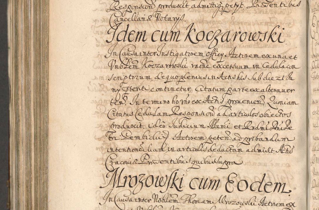 Zdjęcie nr 1386 dla obiektu archiwalnego: Acta actorum, decretorum, sententiarum, erectionum, confirmationum, institutionum, resignationum, constitutionum, provisionum, quietationum, submissionum, protestationum, substitutionum R. D. Petri Gembicki, episcopi Cracoviensis, ducis Severiae in a. D. 1650 et 1651 acticatorum. Volumen V