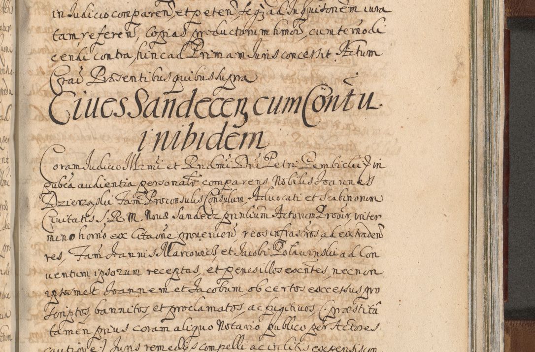 Zdjęcie nr 1383 dla obiektu archiwalnego: Acta actorum, decretorum, sententiarum, erectionum, confirmationum, institutionum, resignationum, constitutionum, provisionum, quietationum, submissionum, protestationum, substitutionum R. D. Petri Gembicki, episcopi Cracoviensis, ducis Severiae in a. D. 1650 et 1651 acticatorum. Volumen V