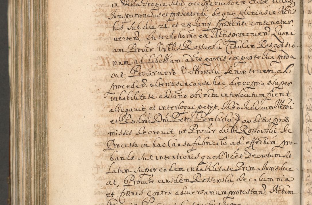 Zdjęcie nr 1382 dla obiektu archiwalnego: Acta actorum, decretorum, sententiarum, erectionum, confirmationum, institutionum, resignationum, constitutionum, provisionum, quietationum, submissionum, protestationum, substitutionum R. D. Petri Gembicki, episcopi Cracoviensis, ducis Severiae in a. D. 1650 et 1651 acticatorum. Volumen V