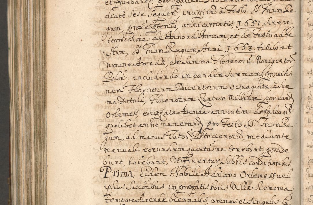 Zdjęcie nr 1372 dla obiektu archiwalnego: Acta actorum, decretorum, sententiarum, erectionum, confirmationum, institutionum, resignationum, constitutionum, provisionum, quietationum, submissionum, protestationum, substitutionum R. D. Petri Gembicki, episcopi Cracoviensis, ducis Severiae in a. D. 1650 et 1651 acticatorum. Volumen V