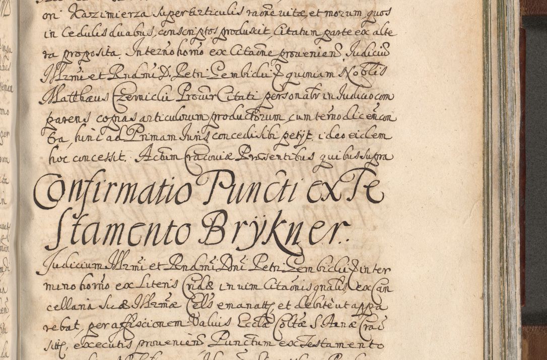 Zdjęcie nr 1365 dla obiektu archiwalnego: Acta actorum, decretorum, sententiarum, erectionum, confirmationum, institutionum, resignationum, constitutionum, provisionum, quietationum, submissionum, protestationum, substitutionum R. D. Petri Gembicki, episcopi Cracoviensis, ducis Severiae in a. D. 1650 et 1651 acticatorum. Volumen V
