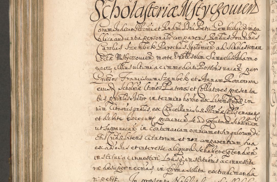 Zdjęcie nr 1364 dla obiektu archiwalnego: Acta actorum, decretorum, sententiarum, erectionum, confirmationum, institutionum, resignationum, constitutionum, provisionum, quietationum, submissionum, protestationum, substitutionum R. D. Petri Gembicki, episcopi Cracoviensis, ducis Severiae in a. D. 1650 et 1651 acticatorum. Volumen V