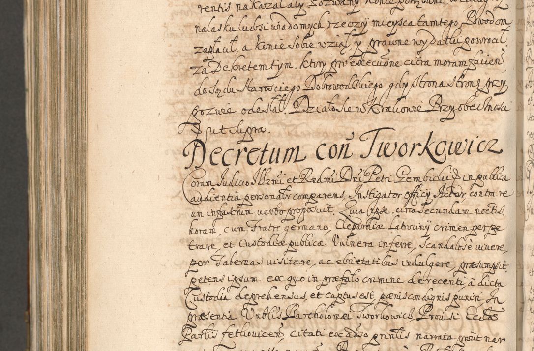 Zdjęcie nr 1358 dla obiektu archiwalnego: Acta actorum, decretorum, sententiarum, erectionum, confirmationum, institutionum, resignationum, constitutionum, provisionum, quietationum, submissionum, protestationum, substitutionum R. D. Petri Gembicki, episcopi Cracoviensis, ducis Severiae in a. D. 1650 et 1651 acticatorum. Volumen V