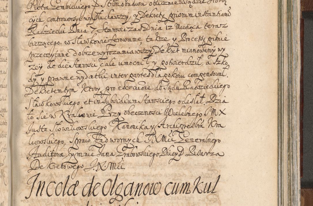 Zdjęcie nr 1357 dla obiektu archiwalnego: Acta actorum, decretorum, sententiarum, erectionum, confirmationum, institutionum, resignationum, constitutionum, provisionum, quietationum, submissionum, protestationum, substitutionum R. D. Petri Gembicki, episcopi Cracoviensis, ducis Severiae in a. D. 1650 et 1651 acticatorum. Volumen V