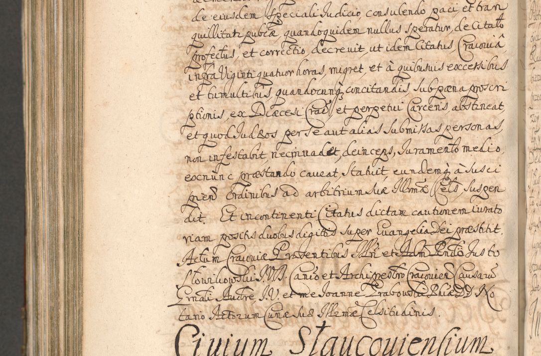Zdjęcie nr 1356 dla obiektu archiwalnego: Acta actorum, decretorum, sententiarum, erectionum, confirmationum, institutionum, resignationum, constitutionum, provisionum, quietationum, submissionum, protestationum, substitutionum R. D. Petri Gembicki, episcopi Cracoviensis, ducis Severiae in a. D. 1650 et 1651 acticatorum. Volumen V