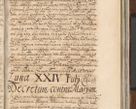 Zdjęcie nr 1355 dla obiektu archiwalnego: Acta actorum, decretorum, sententiarum, erectionum, confirmationum, institutionum, resignationum, constitutionum, provisionum, quietationum, submissionum, protestationum, substitutionum R. D. Petri Gembicki, episcopi Cracoviensis, ducis Severiae in a. D. 1650 et 1651 acticatorum. Volumen V
