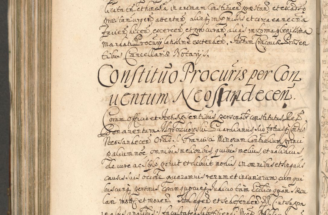 Zdjęcie nr 1354 dla obiektu archiwalnego: Acta actorum, decretorum, sententiarum, erectionum, confirmationum, institutionum, resignationum, constitutionum, provisionum, quietationum, submissionum, protestationum, substitutionum R. D. Petri Gembicki, episcopi Cracoviensis, ducis Severiae in a. D. 1650 et 1651 acticatorum. Volumen V