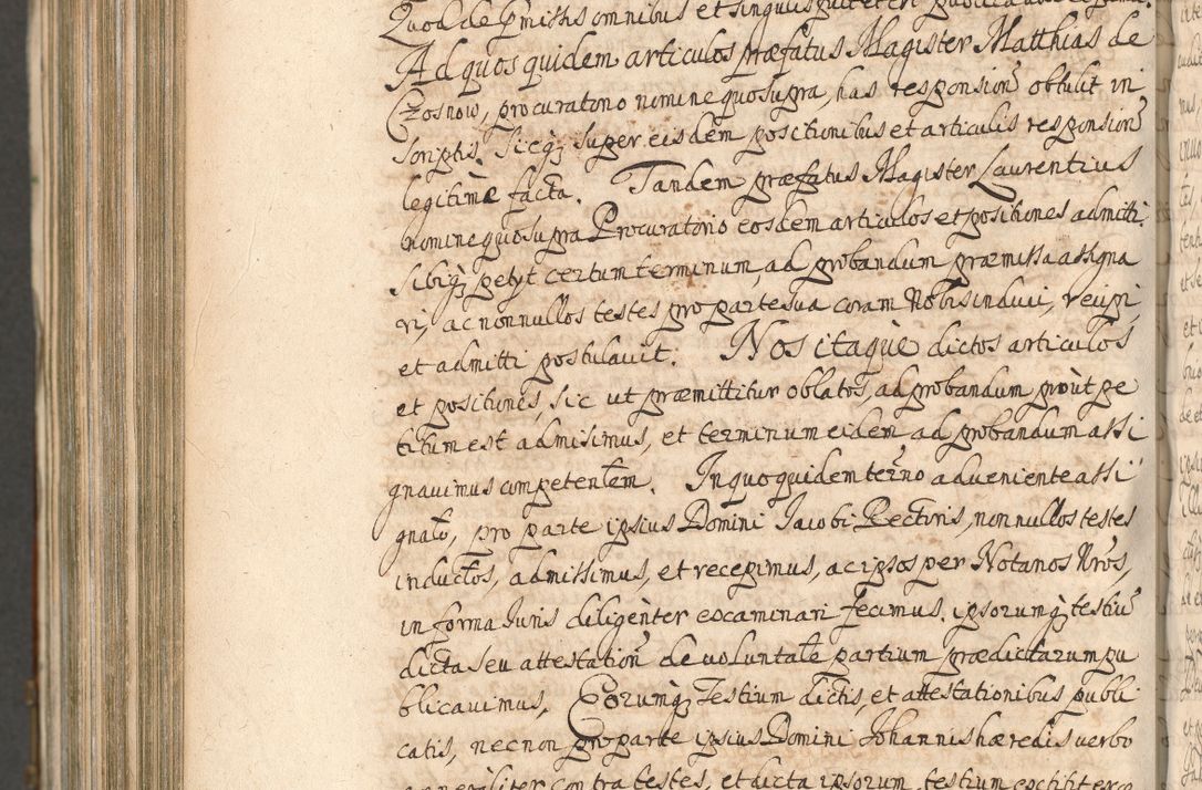 Zdjęcie nr 1348 dla obiektu archiwalnego: Acta actorum, decretorum, sententiarum, erectionum, confirmationum, institutionum, resignationum, constitutionum, provisionum, quietationum, submissionum, protestationum, substitutionum R. D. Petri Gembicki, episcopi Cracoviensis, ducis Severiae in a. D. 1650 et 1651 acticatorum. Volumen V