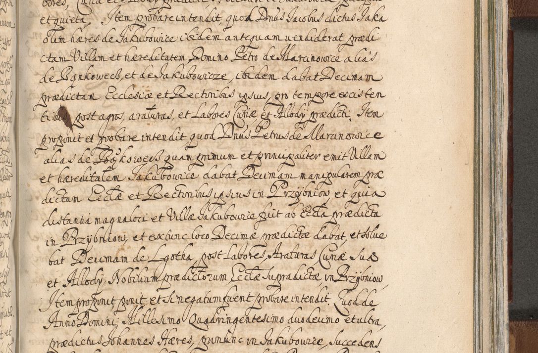 Zdjęcie nr 1347 dla obiektu archiwalnego: Acta actorum, decretorum, sententiarum, erectionum, confirmationum, institutionum, resignationum, constitutionum, provisionum, quietationum, submissionum, protestationum, substitutionum R. D. Petri Gembicki, episcopi Cracoviensis, ducis Severiae in a. D. 1650 et 1651 acticatorum. Volumen V
