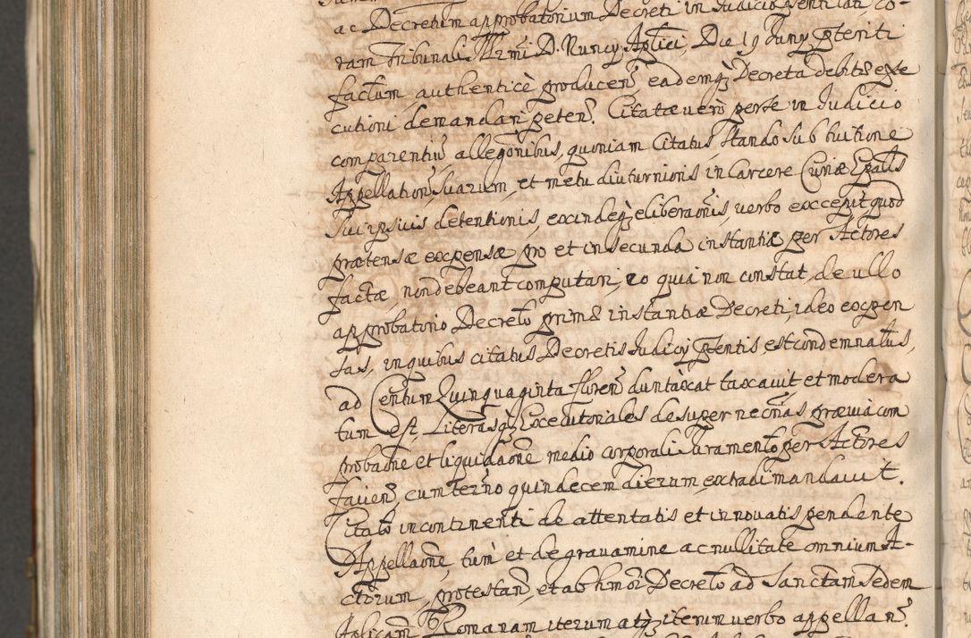 Zdjęcie nr 1338 dla obiektu archiwalnego: Acta actorum, decretorum, sententiarum, erectionum, confirmationum, institutionum, resignationum, constitutionum, provisionum, quietationum, submissionum, protestationum, substitutionum R. D. Petri Gembicki, episcopi Cracoviensis, ducis Severiae in a. D. 1650 et 1651 acticatorum. Volumen V