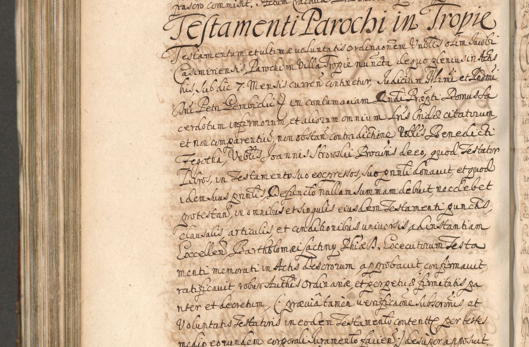 Zdjęcie nr 1332 dla obiektu archiwalnego: Acta actorum, decretorum, sententiarum, erectionum, confirmationum, institutionum, resignationum, constitutionum, provisionum, quietationum, submissionum, protestationum, substitutionum R. D. Petri Gembicki, episcopi Cracoviensis, ducis Severiae in a. D. 1650 et 1651 acticatorum. Volumen V