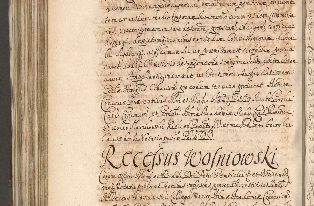 Zdjęcie nr 1330 dla obiektu archiwalnego: Acta actorum, decretorum, sententiarum, erectionum, confirmationum, institutionum, resignationum, constitutionum, provisionum, quietationum, submissionum, protestationum, substitutionum R. D. Petri Gembicki, episcopi Cracoviensis, ducis Severiae in a. D. 1650 et 1651 acticatorum. Volumen V