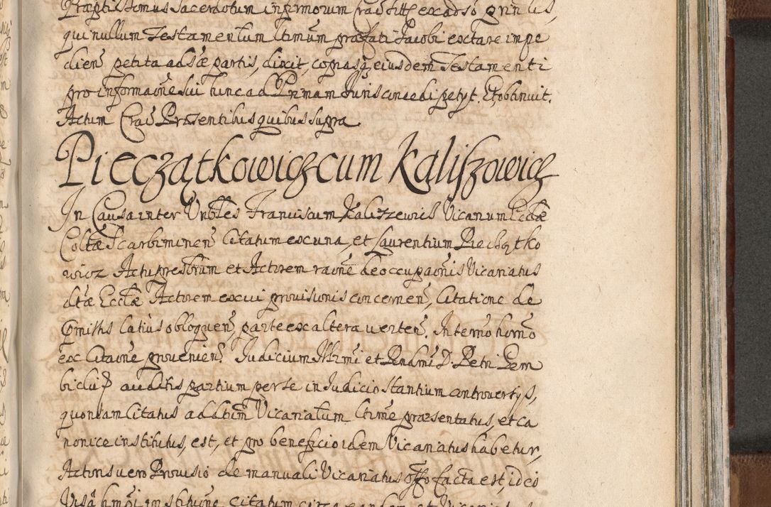 Zdjęcie nr 1327 dla obiektu archiwalnego: Acta actorum, decretorum, sententiarum, erectionum, confirmationum, institutionum, resignationum, constitutionum, provisionum, quietationum, submissionum, protestationum, substitutionum R. D. Petri Gembicki, episcopi Cracoviensis, ducis Severiae in a. D. 1650 et 1651 acticatorum. Volumen V