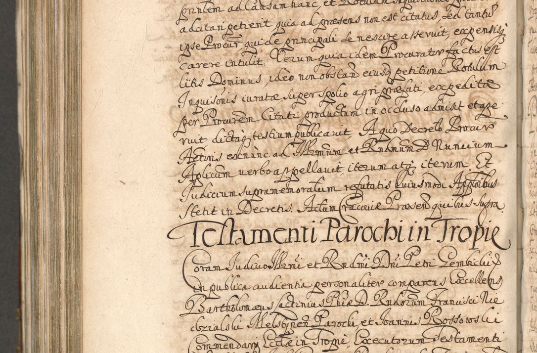 Zdjęcie nr 1326 dla obiektu archiwalnego: Acta actorum, decretorum, sententiarum, erectionum, confirmationum, institutionum, resignationum, constitutionum, provisionum, quietationum, submissionum, protestationum, substitutionum R. D. Petri Gembicki, episcopi Cracoviensis, ducis Severiae in a. D. 1650 et 1651 acticatorum. Volumen V