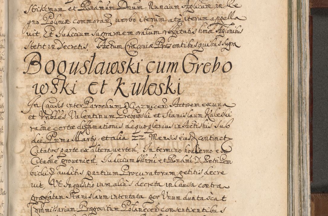 Zdjęcie nr 1325 dla obiektu archiwalnego: Acta actorum, decretorum, sententiarum, erectionum, confirmationum, institutionum, resignationum, constitutionum, provisionum, quietationum, submissionum, protestationum, substitutionum R. D. Petri Gembicki, episcopi Cracoviensis, ducis Severiae in a. D. 1650 et 1651 acticatorum. Volumen V