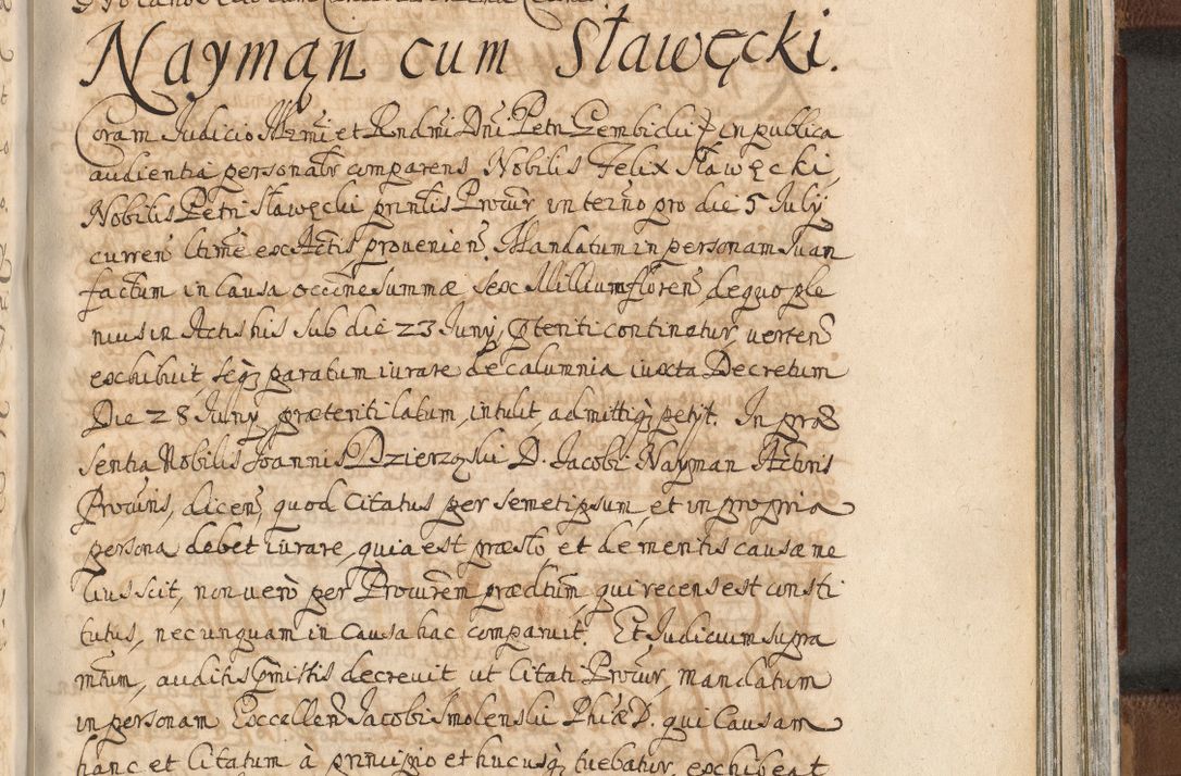 Zdjęcie nr 1323 dla obiektu archiwalnego: Acta actorum, decretorum, sententiarum, erectionum, confirmationum, institutionum, resignationum, constitutionum, provisionum, quietationum, submissionum, protestationum, substitutionum R. D. Petri Gembicki, episcopi Cracoviensis, ducis Severiae in a. D. 1650 et 1651 acticatorum. Volumen V
