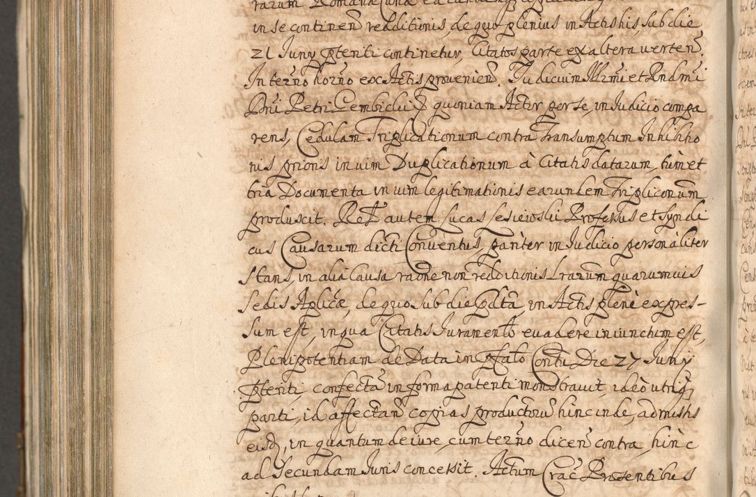 Zdjęcie nr 1316 dla obiektu archiwalnego: Acta actorum, decretorum, sententiarum, erectionum, confirmationum, institutionum, resignationum, constitutionum, provisionum, quietationum, submissionum, protestationum, substitutionum R. D. Petri Gembicki, episcopi Cracoviensis, ducis Severiae in a. D. 1650 et 1651 acticatorum. Volumen V