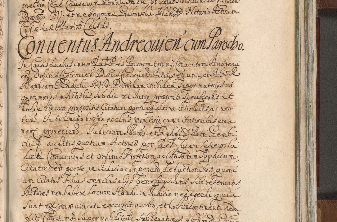 Zdjęcie nr 1315 dla obiektu archiwalnego: Acta actorum, decretorum, sententiarum, erectionum, confirmationum, institutionum, resignationum, constitutionum, provisionum, quietationum, submissionum, protestationum, substitutionum R. D. Petri Gembicki, episcopi Cracoviensis, ducis Severiae in a. D. 1650 et 1651 acticatorum. Volumen V