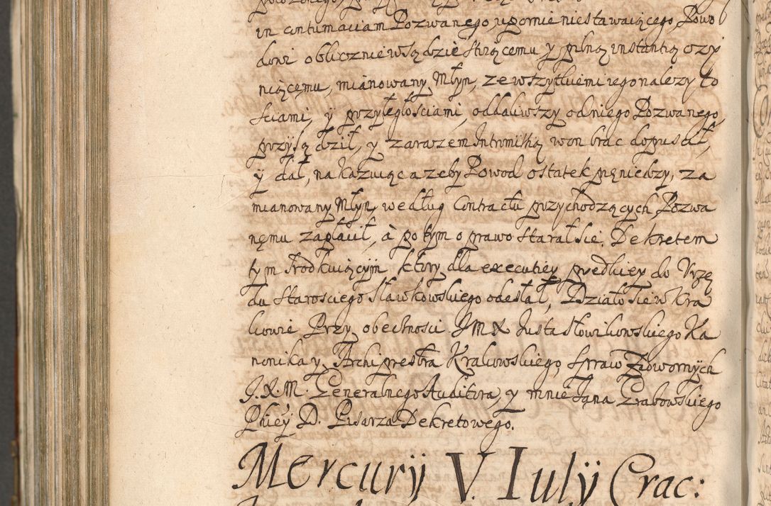 Zdjęcie nr 1314 dla obiektu archiwalnego: Acta actorum, decretorum, sententiarum, erectionum, confirmationum, institutionum, resignationum, constitutionum, provisionum, quietationum, submissionum, protestationum, substitutionum R. D. Petri Gembicki, episcopi Cracoviensis, ducis Severiae in a. D. 1650 et 1651 acticatorum. Volumen V