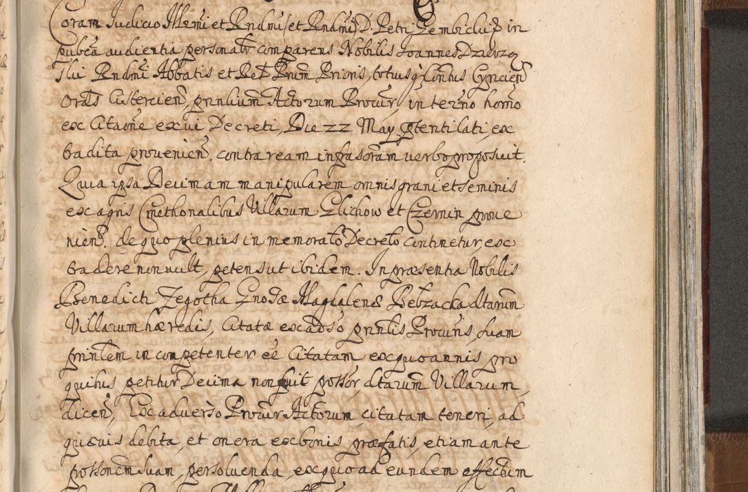 Zdjęcie nr 1309 dla obiektu archiwalnego: Acta actorum, decretorum, sententiarum, erectionum, confirmationum, institutionum, resignationum, constitutionum, provisionum, quietationum, submissionum, protestationum, substitutionum R. D. Petri Gembicki, episcopi Cracoviensis, ducis Severiae in a. D. 1650 et 1651 acticatorum. Volumen V
