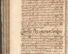 Zdjęcie nr 1306 dla obiektu archiwalnego: Acta actorum, decretorum, sententiarum, erectionum, confirmationum, institutionum, resignationum, constitutionum, provisionum, quietationum, submissionum, protestationum, substitutionum R. D. Petri Gembicki, episcopi Cracoviensis, ducis Severiae in a. D. 1650 et 1651 acticatorum. Volumen V